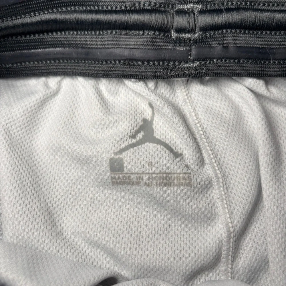 Jordan Jumpman Elephant Print Basketball Shorts Grey Red AR4291-091 Mens L